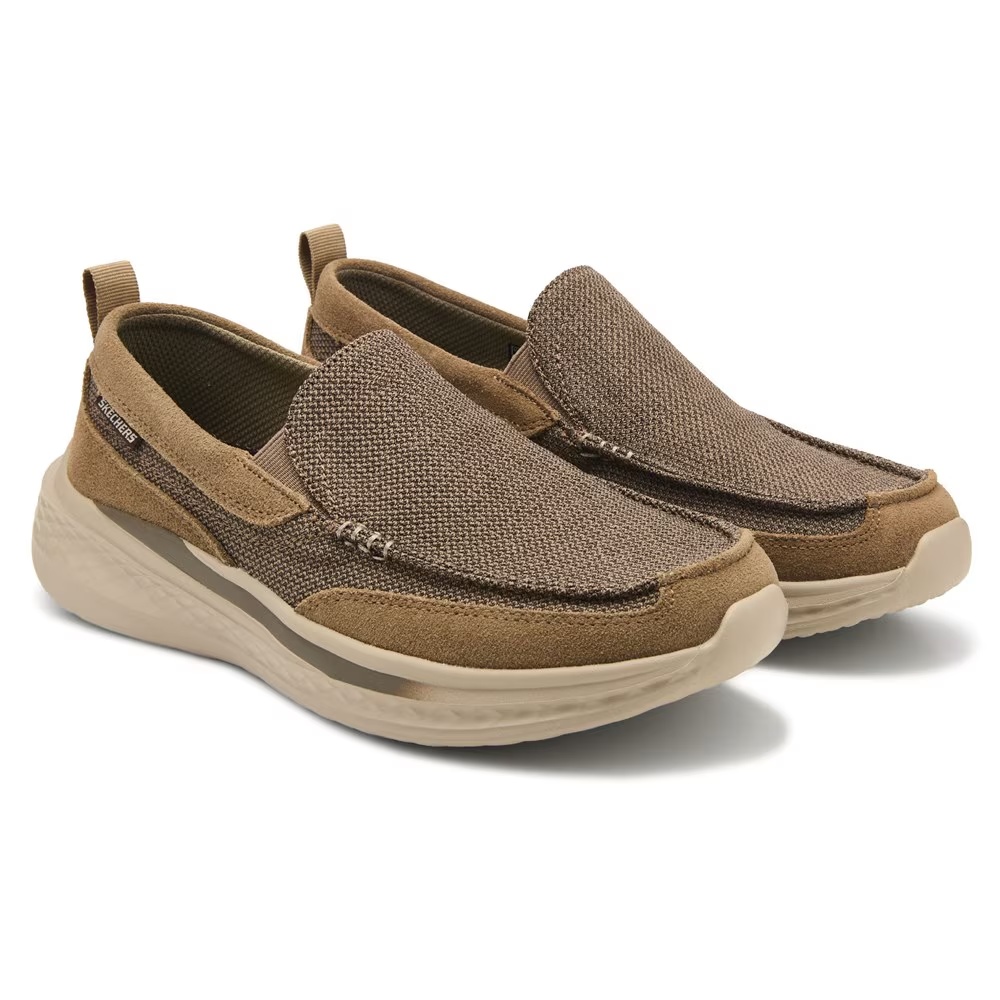 

Munson casual slip-on Skechers, светло-коричневый