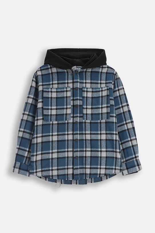 

Детская хлопковая рубашка Coccodrillo, бирюзовый