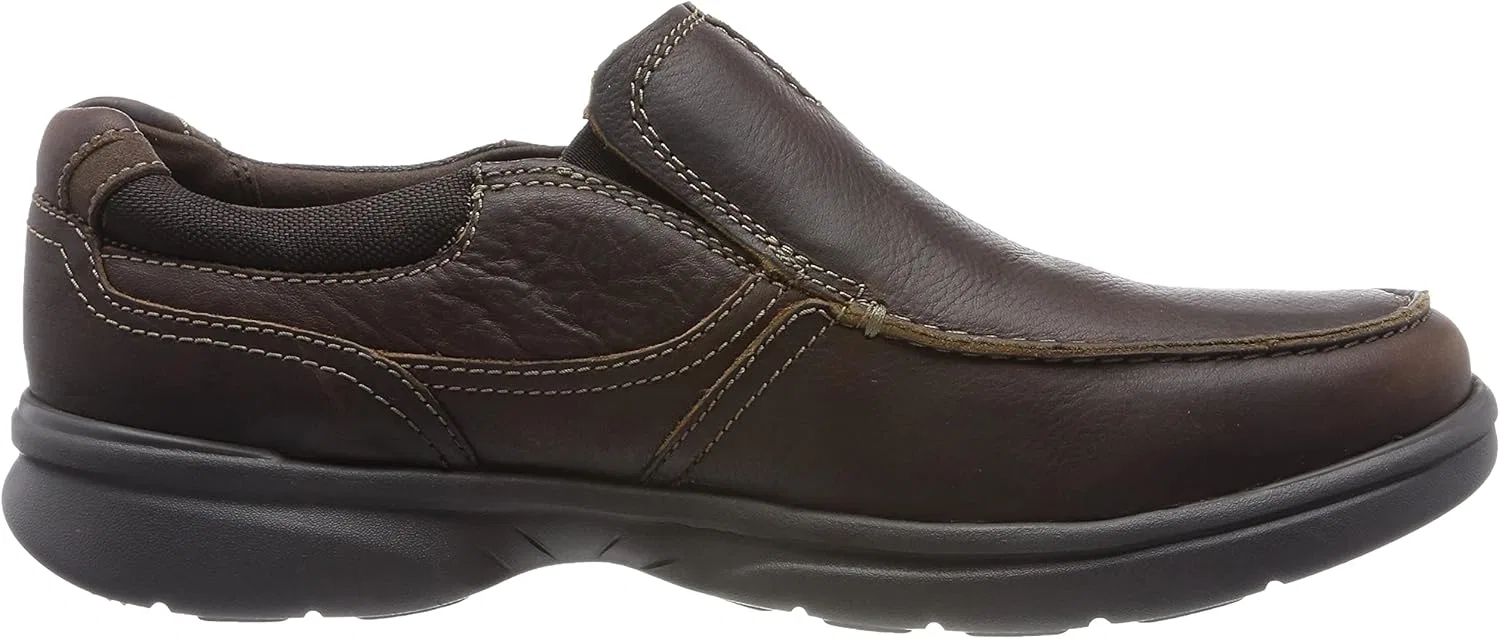 Лоферы кожаные Clarks, коричневый — фото 4