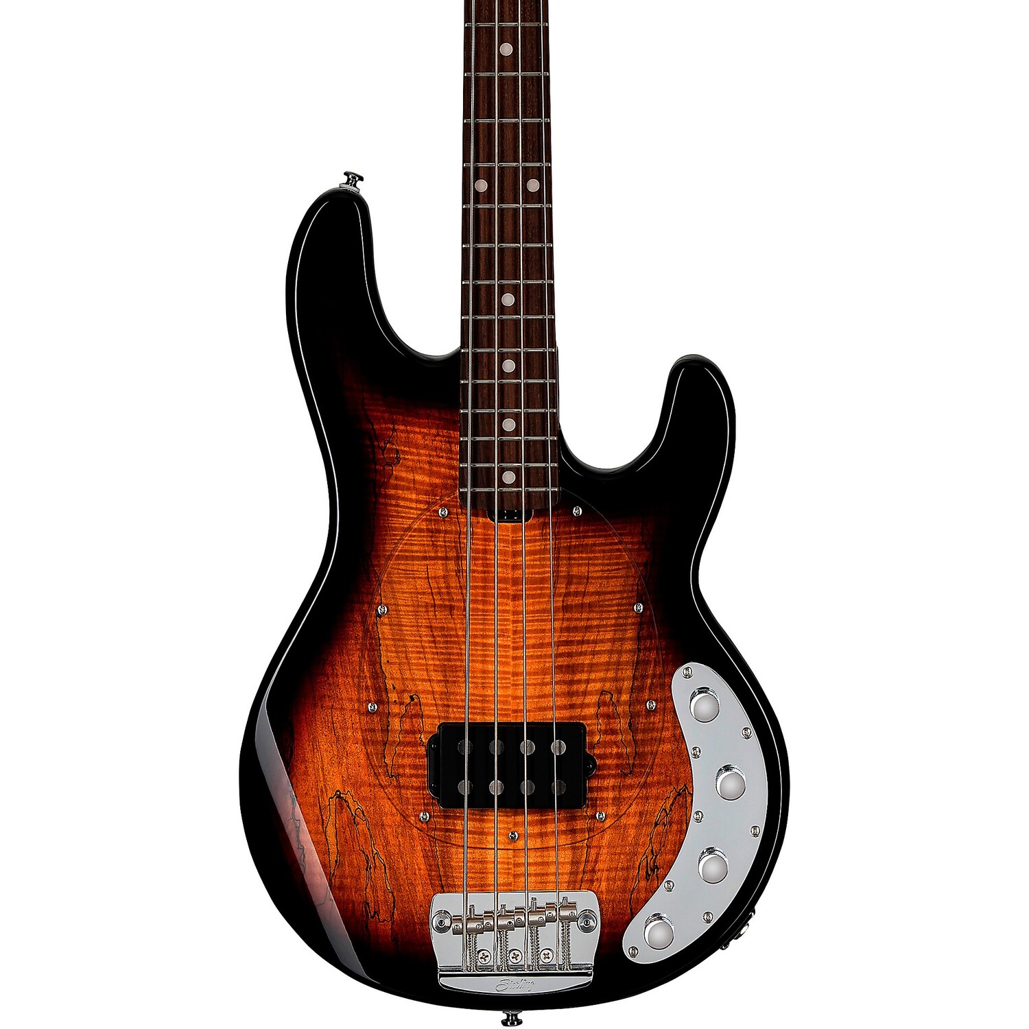 

Sterling от Music Man StingRay RAY34 Spalted Maple Top Bass 3-Tone Sunburst