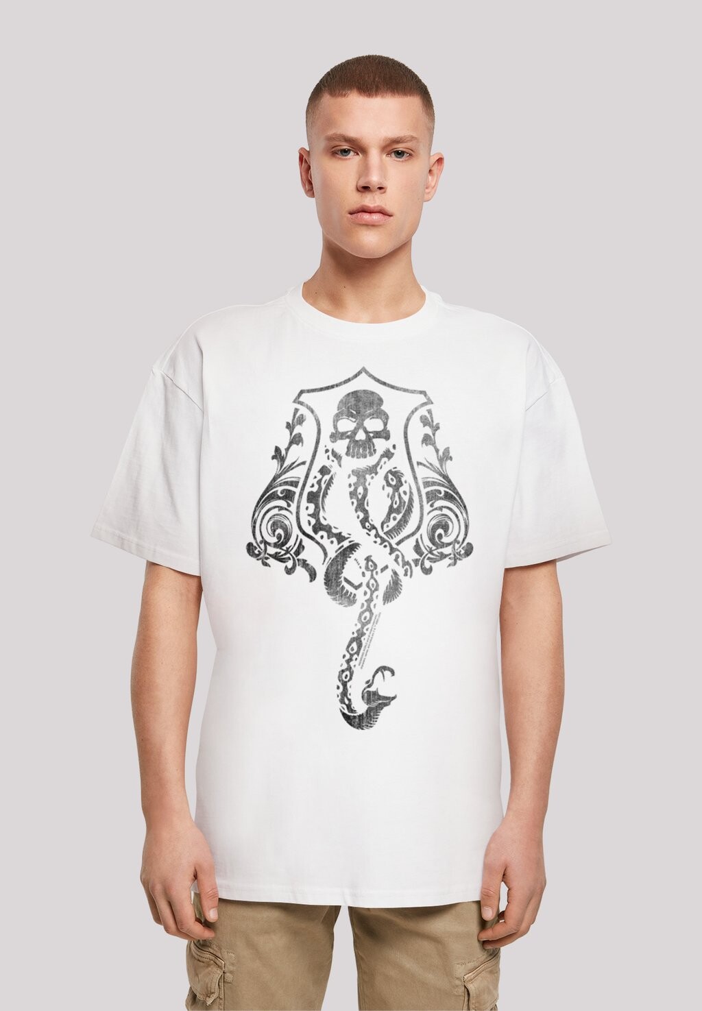 

Футболка с принтом HARRY POTTER DARK MARK CREST F4NT4STIC, белый