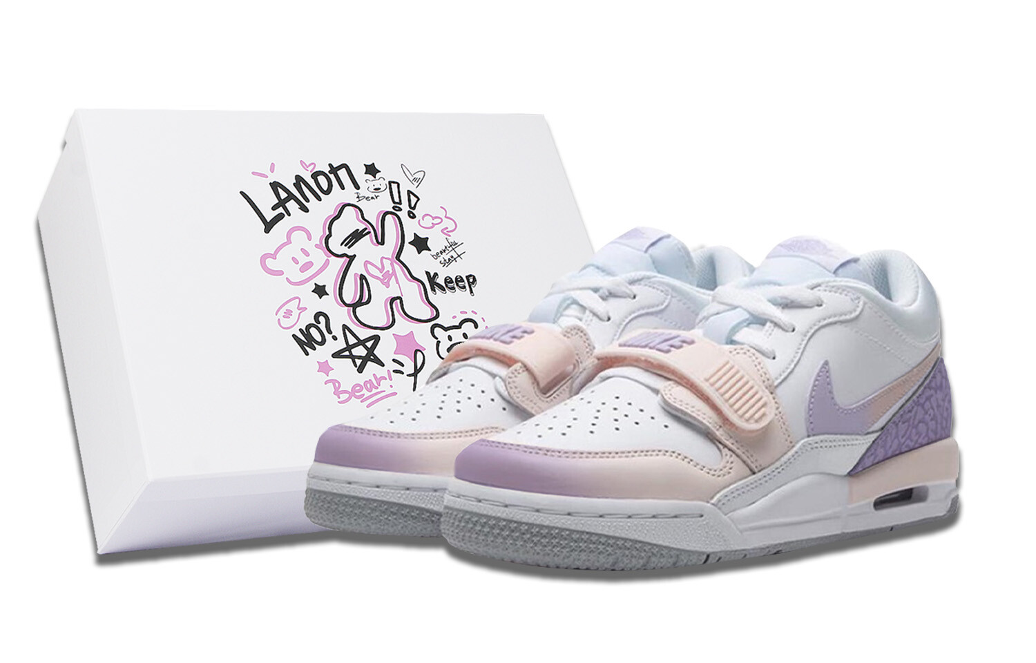 

Баскетбольные кроссовки Legacy 312 для детей, начальная школа Jordan, цвет Peach