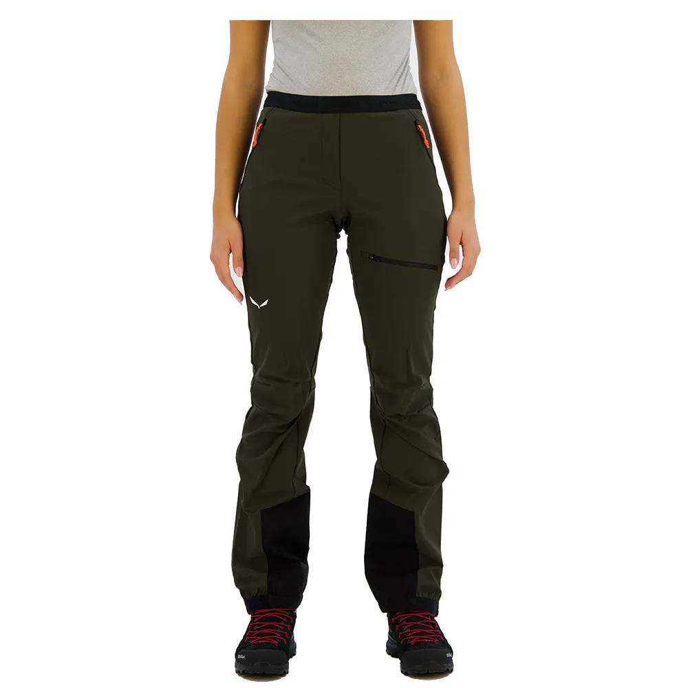 

Брюки Salewa Sella Durastretch Light, зеленый