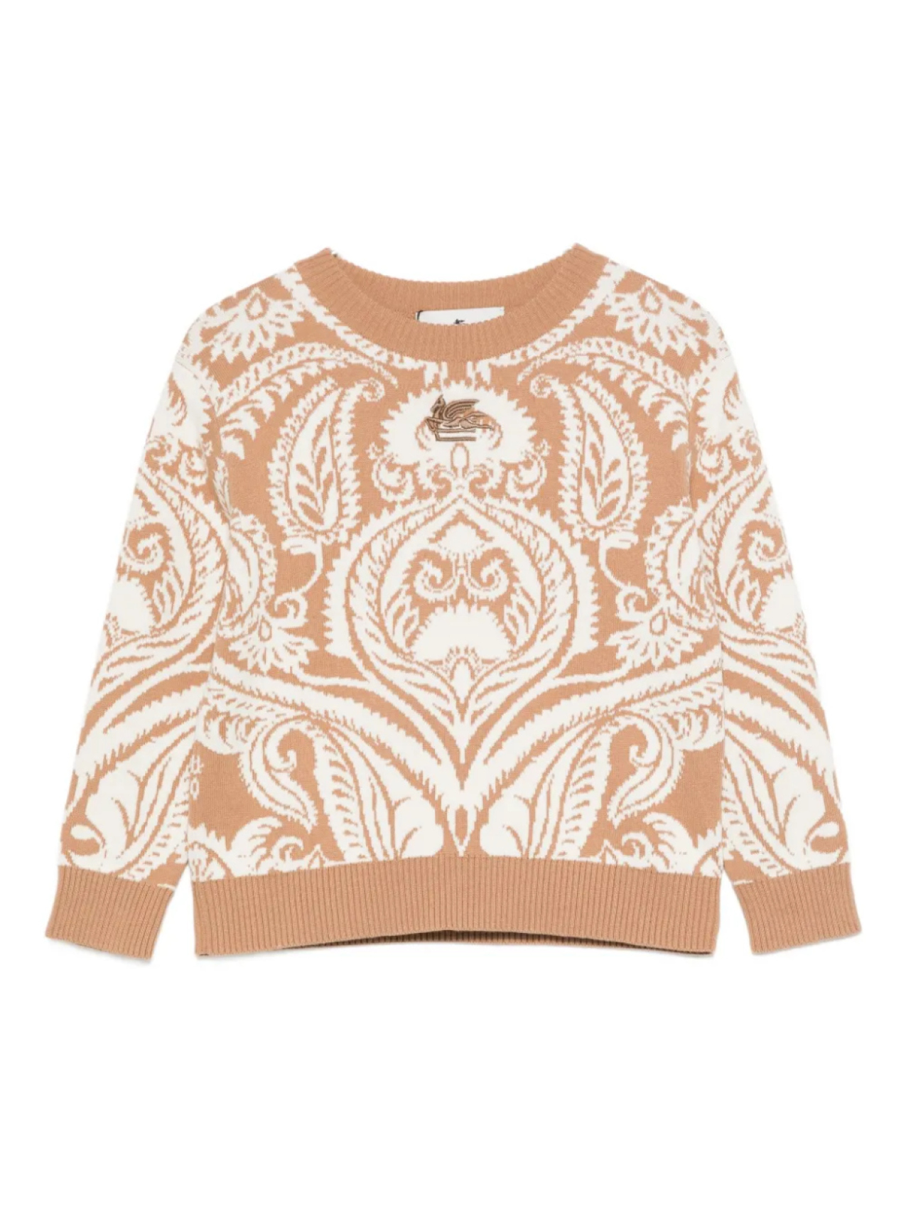 

Свитер с узором пейсли ETRO KIDS, нейтральный