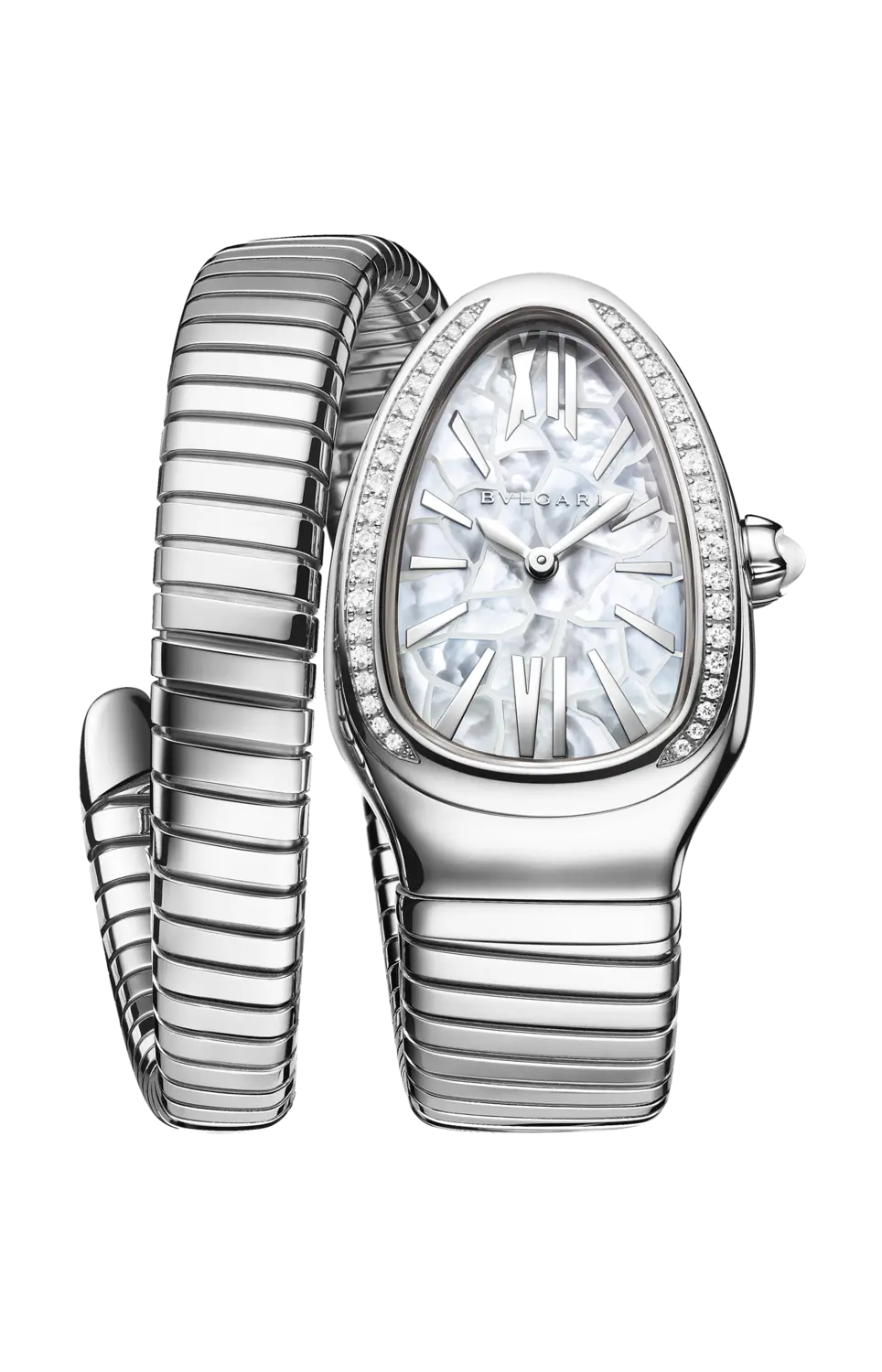 

Часы Bulgari Serpenti Tubogas tadao ando с бриллиантами специальная серия 35 мм