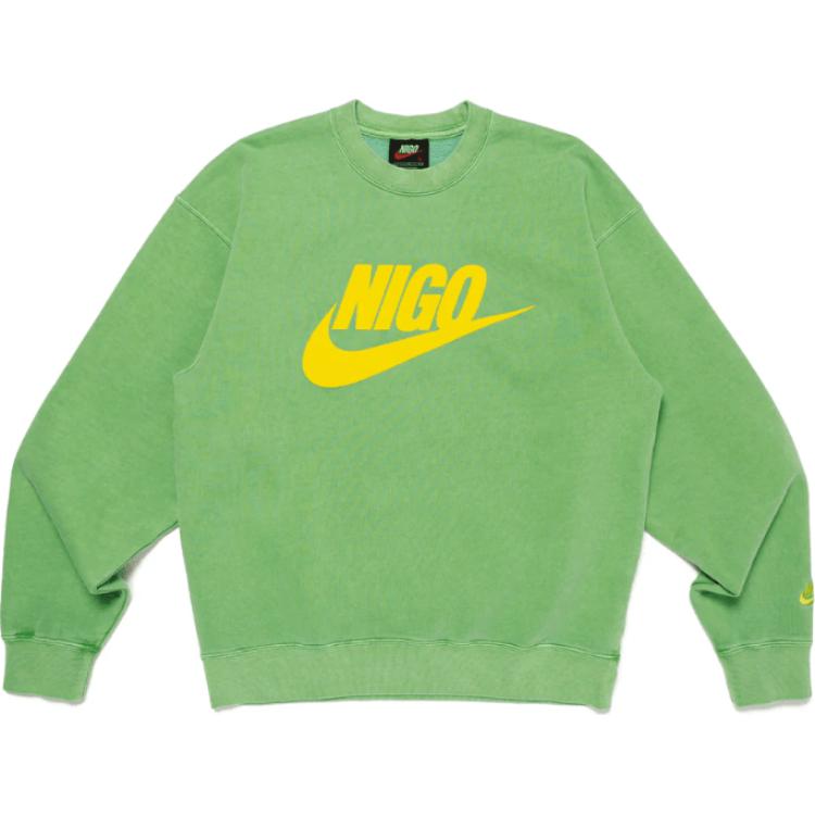 Флисовая толстовка Nike X Nigo Nrg, зеленая — фото 2