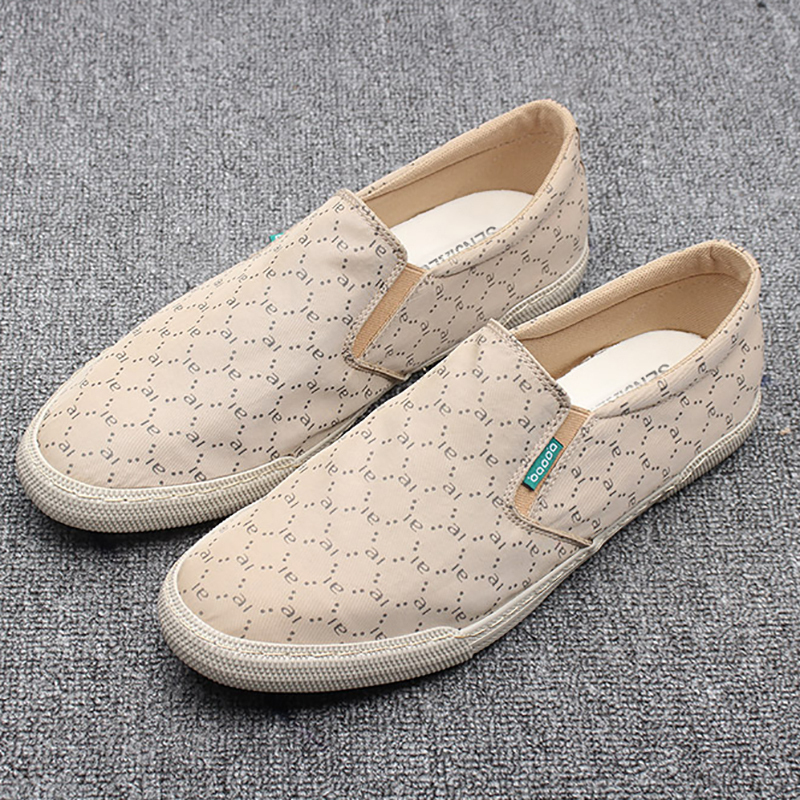 SENJIALUO Мужские повседневные туфли мужские низкие черные хаки, цвет Khaki — фото 4