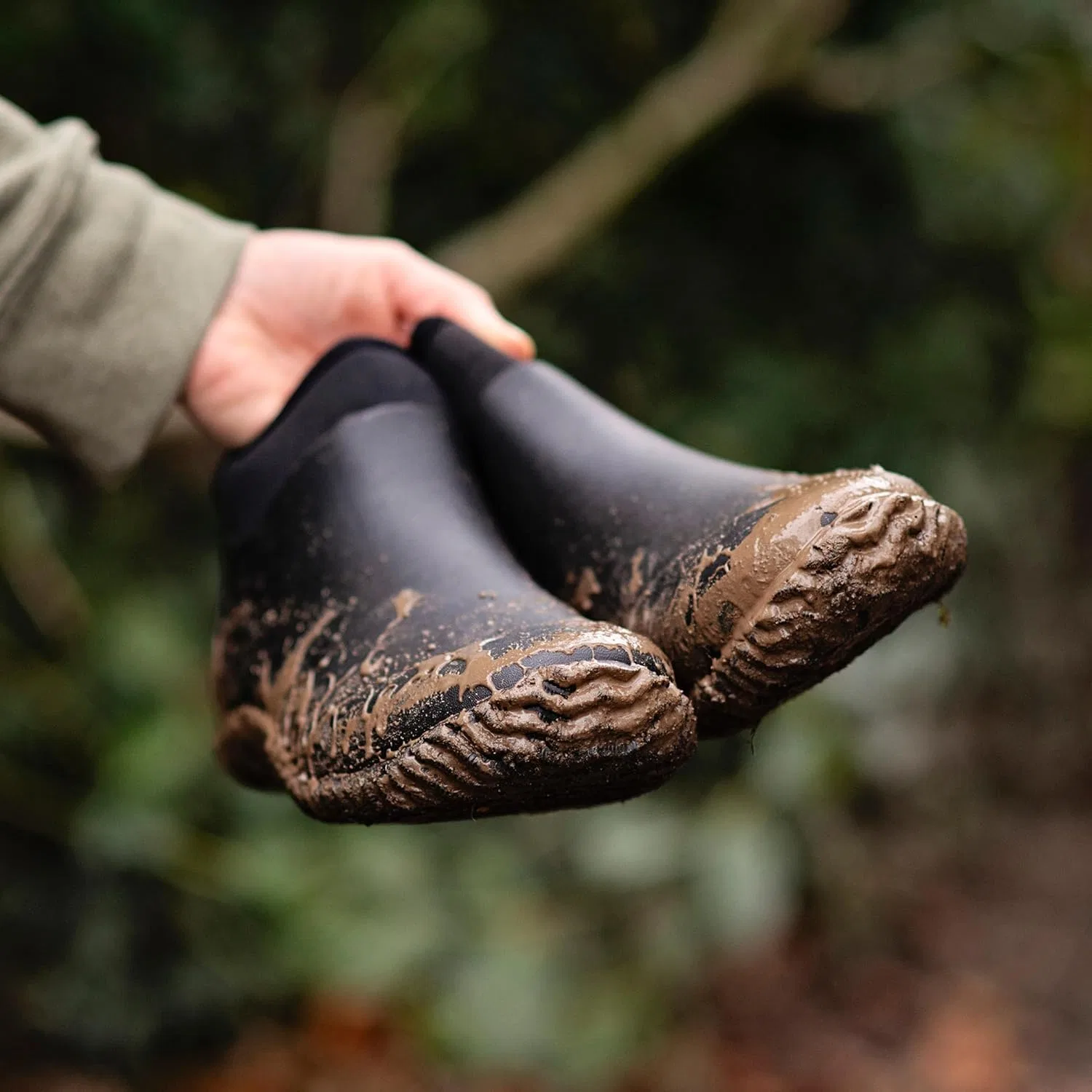 Резиновые ботинки Lakeland Active Hayton для мужчин из неопрена, Black — фото 2