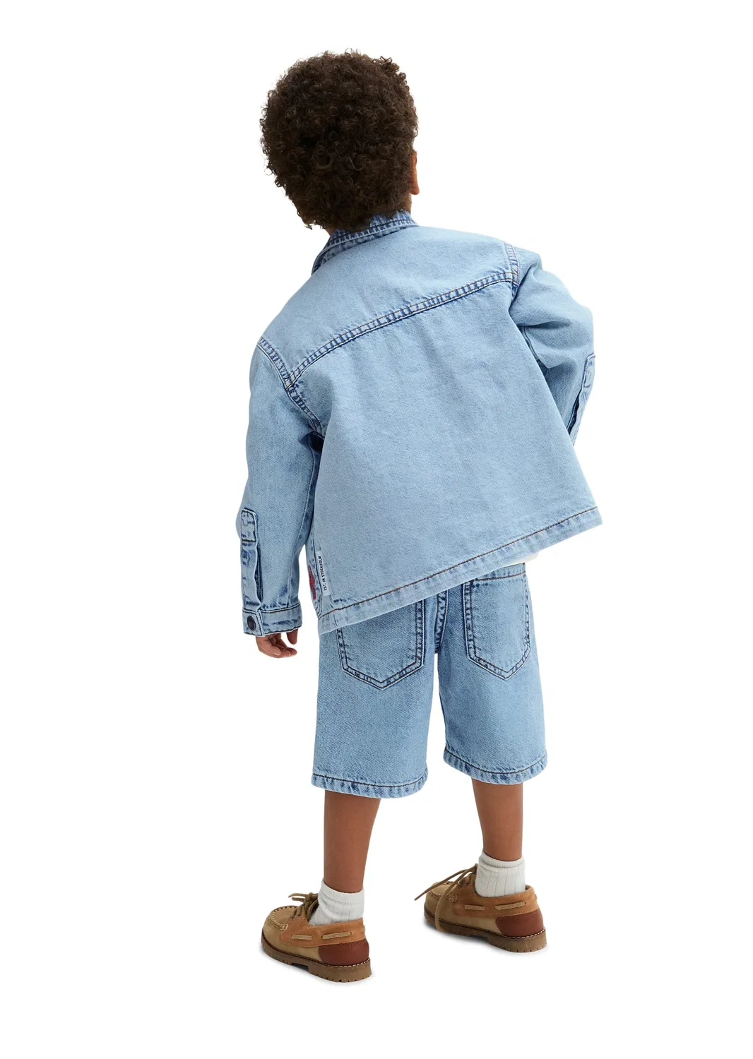 Джинсовая куртка из органического хлопка Marc O'Polo, light blue denim — фото 4
