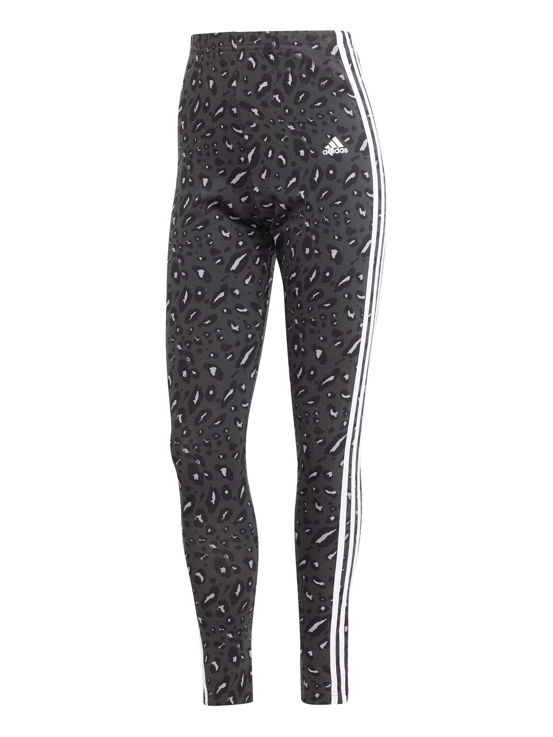 

Тайтсы Adidas Sportswear Essentials 3-Stripes Animal Print Leggings, серый