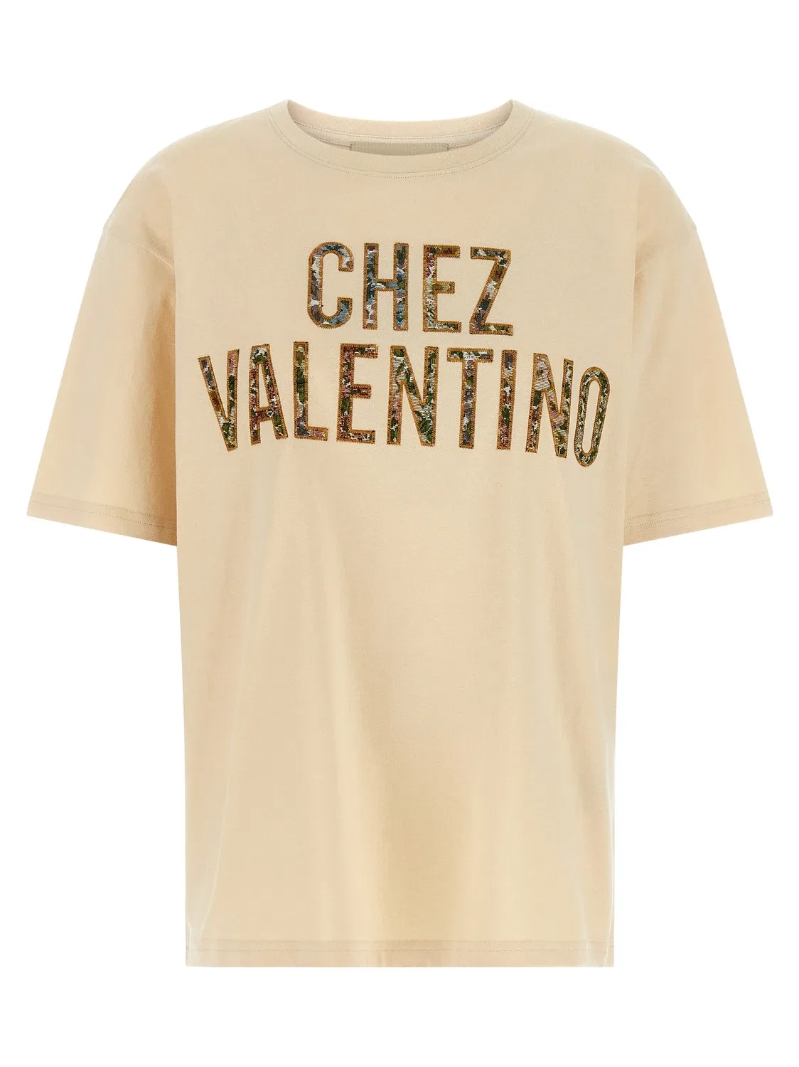 Футболка VALENTINO GARAVANI 'Chez Valentino', бежевый