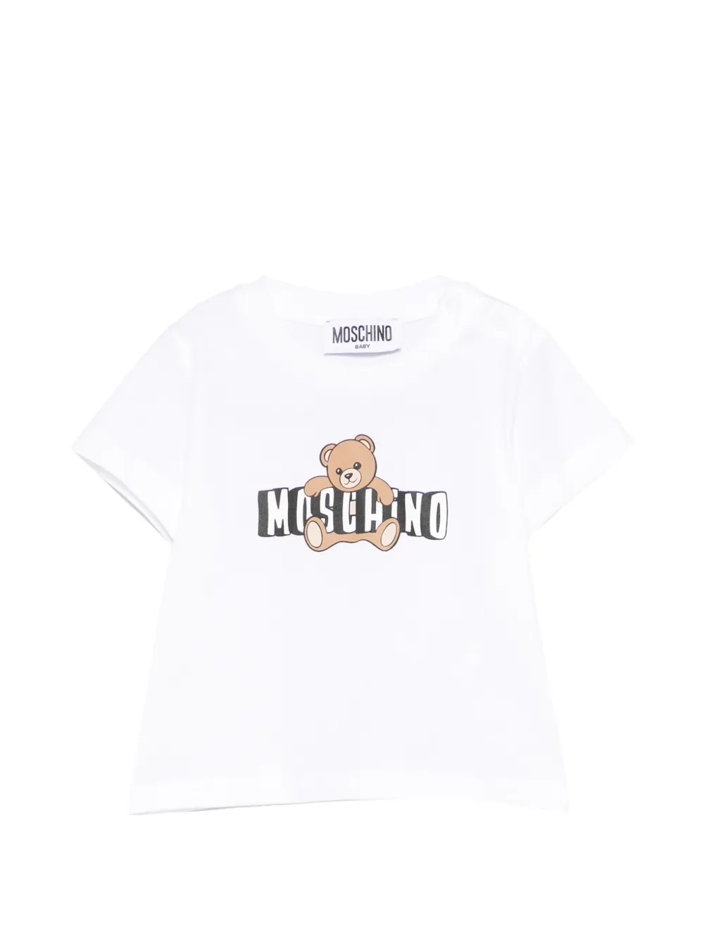 Футболка Moschino Kids, белый