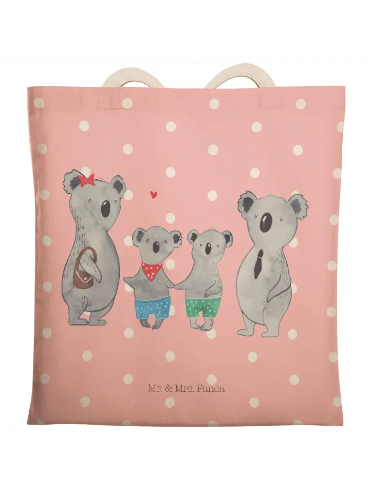

Шоппер Mr. & Mrs. Panda, цвет rot pastell