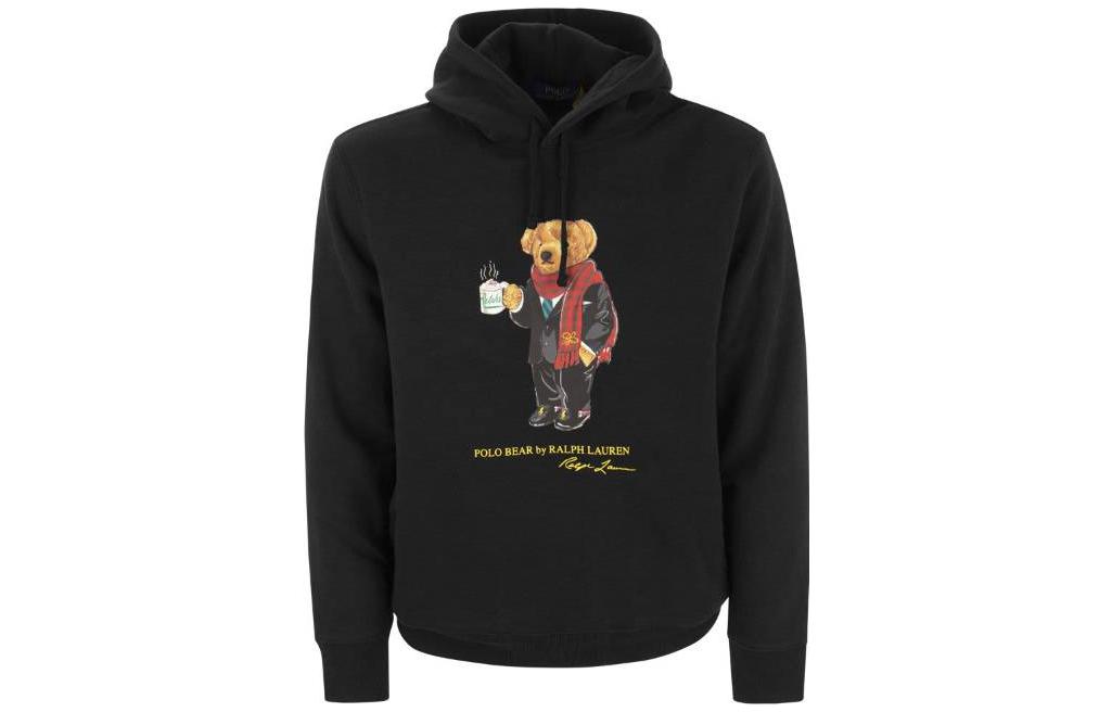 

Толстовка с капюшоном из флиса Polo Bear Polo Ralph Lauren, черный