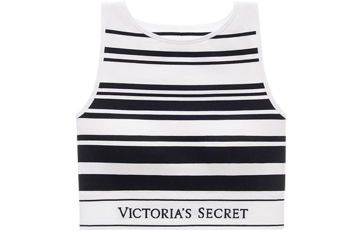 

Женский бюстгальтер Victoria's Secret, цвет Black/White Stripes