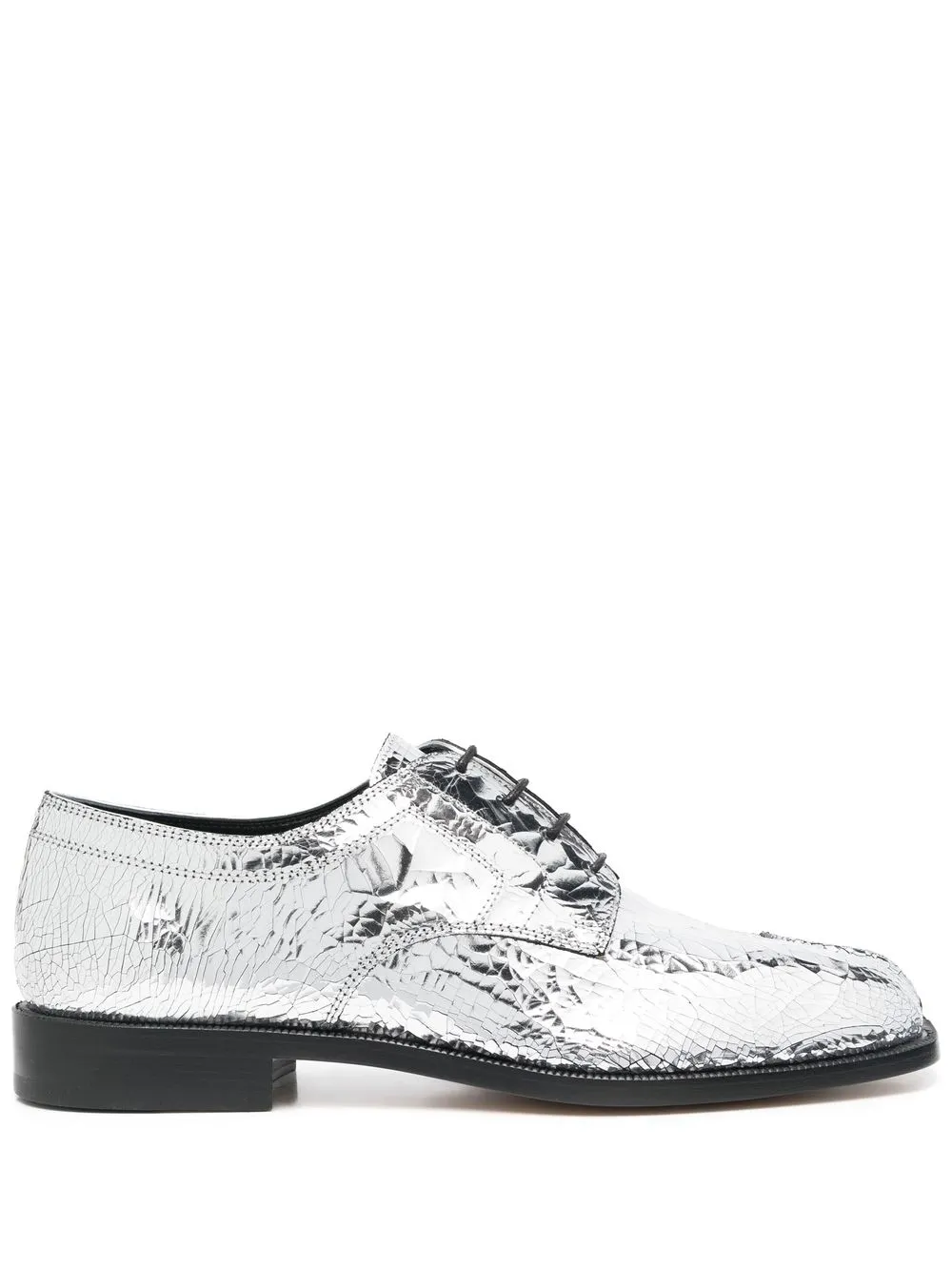 

Броги Tabi на шнуровке MAISON MARGIELA, серебяный