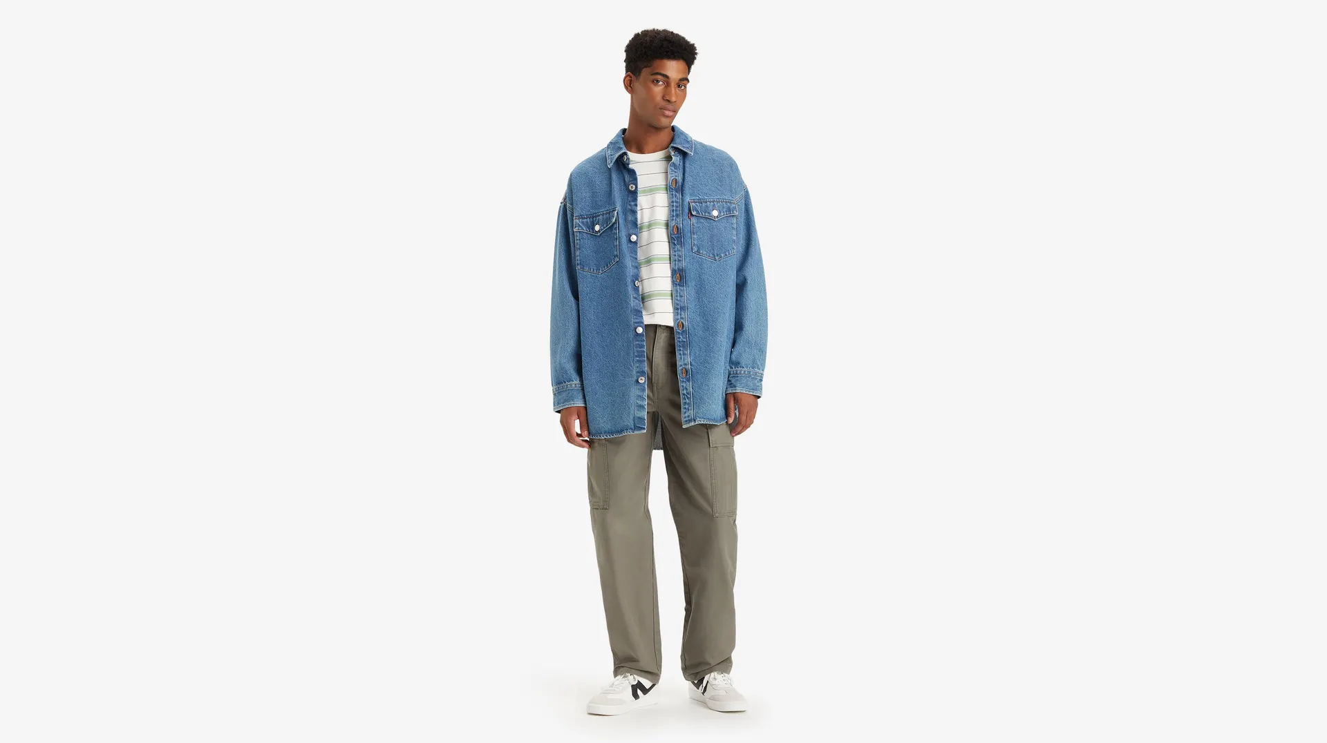 

Мужские брюки карго прямого кроя Levi's xx, коричневый