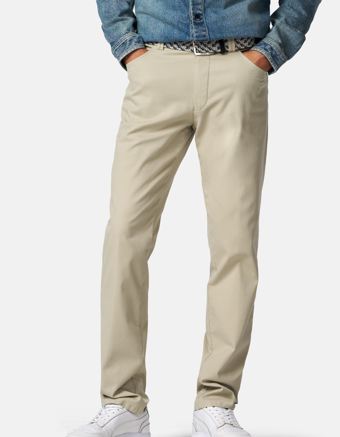

Брюки чинос Meyer meyer_active,swing_pocket DUBLIN, бежевый