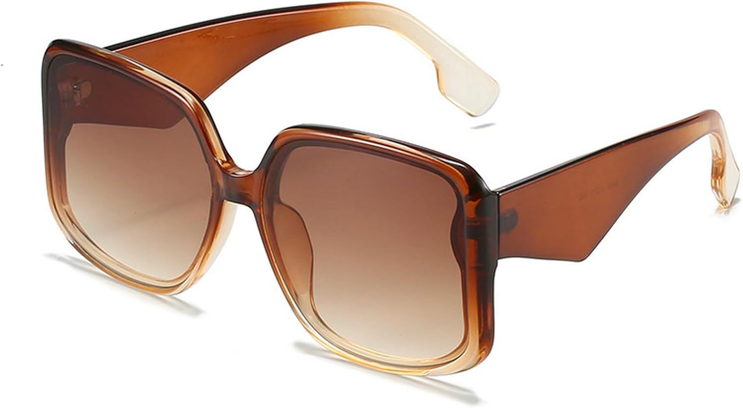 

Крупные квадратные солнцезащитные очки для мужчин и женщин, модные винтажные квадратные солнцезащитные очки, трендовые очки с защитой от УФ-излучения UV400 mincl, Brown