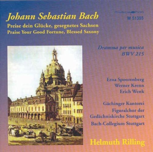 

CD диск Bach / Spoorenberg / Bach Collegium / Rilling: Praise Your Good Fortune