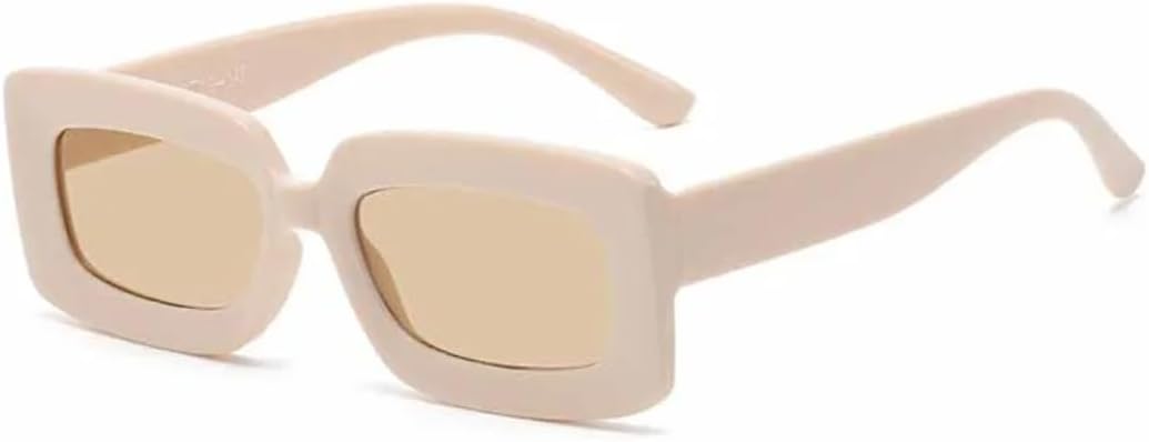 

Солнцезащитные очки с защитой UV400 | Увеличенные линзы конфетного цвета | Для женщин и мужчин | Для занятий спортом на открытом воздухе и вождения DSVIGF, Beige Champagne