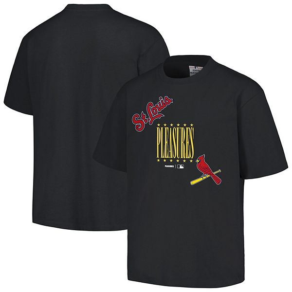 

Футболка мужская pleasures black st louis cardinals repurpose Unbranded