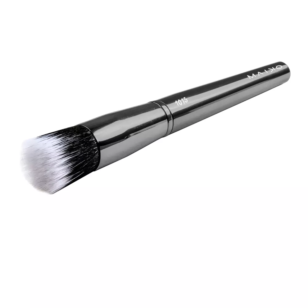 Кисть для лица Luxury grey brocha duo fibra v2 1015 Maiko, 1 шт. — фото 2