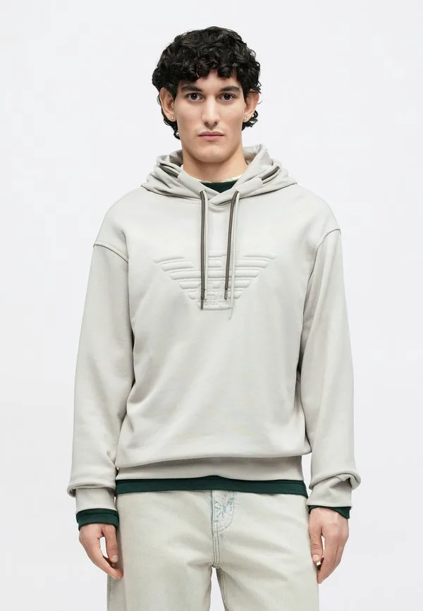 Толстовка с капюшоном Emporio Armani, Taupe — фото 3