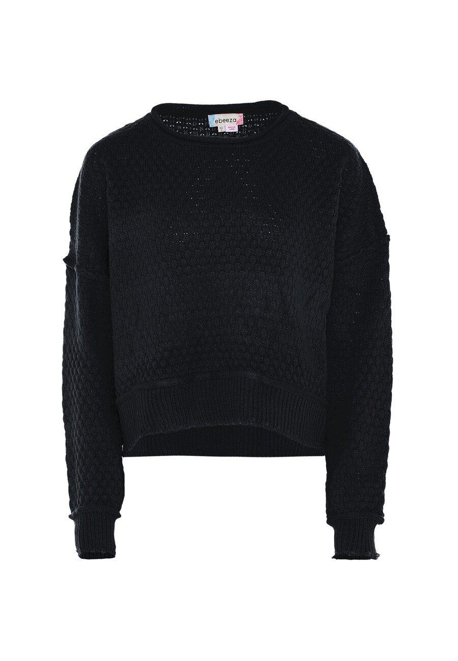 

Тонкий вязаный свитер ebeeza Sweater, черный
