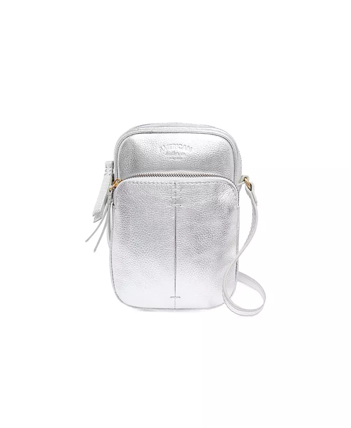 

Cleveland Mini Crossbody American Leather Co., серебряный