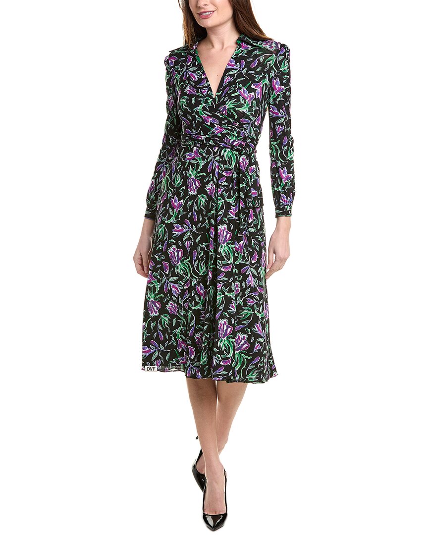 

Двустороннее платье-халат Diane von Furstenberg Phoenix, цвет multi