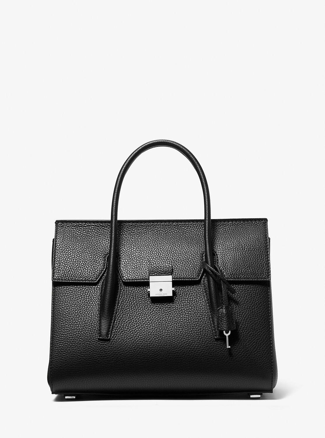 

Сумка Campbell среднего размера из шагреневой кожи Michael Kors, черный