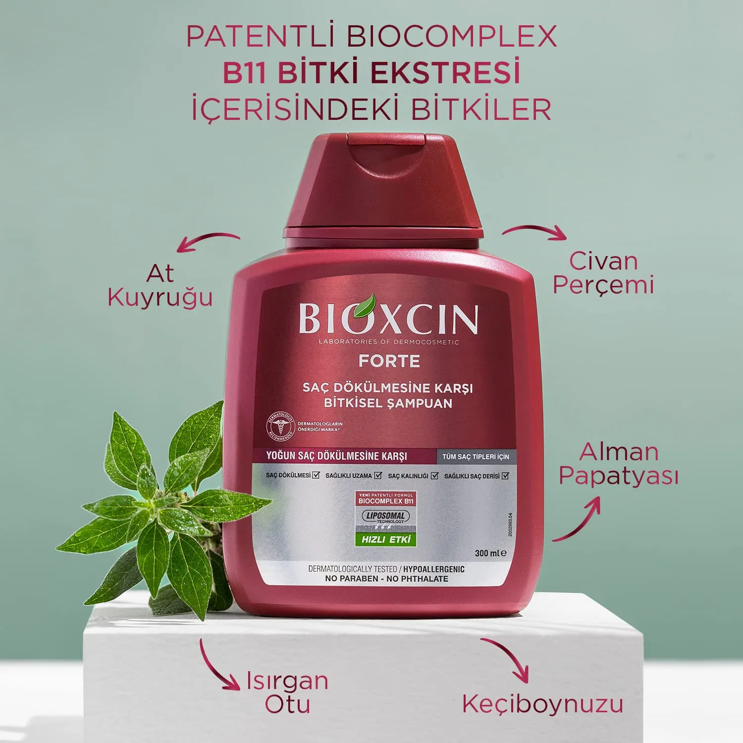 Шампунь BIOXCIN Forte против выпадения волос, 300 мл Bioxcin — фото 3