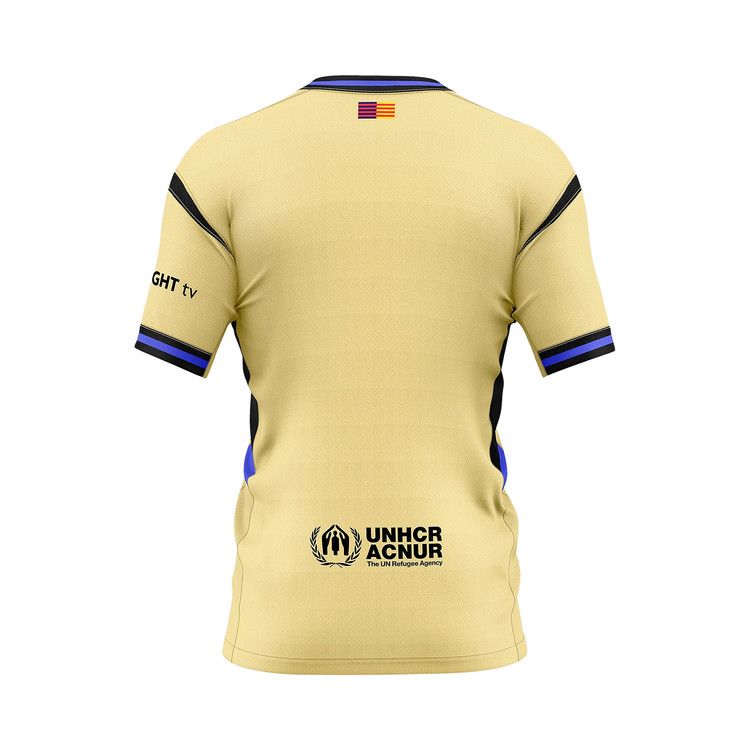Джерси Nike x Kobe F.C. Barcelona 2025/26 Stadium Away Jersey 'Team Gold/Team Gold/Persian Violet/Black' — фото 2