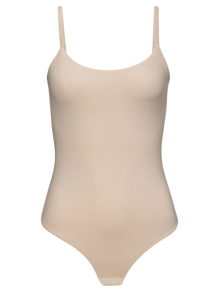 

Боди LASCANA Stringbody, бежевый