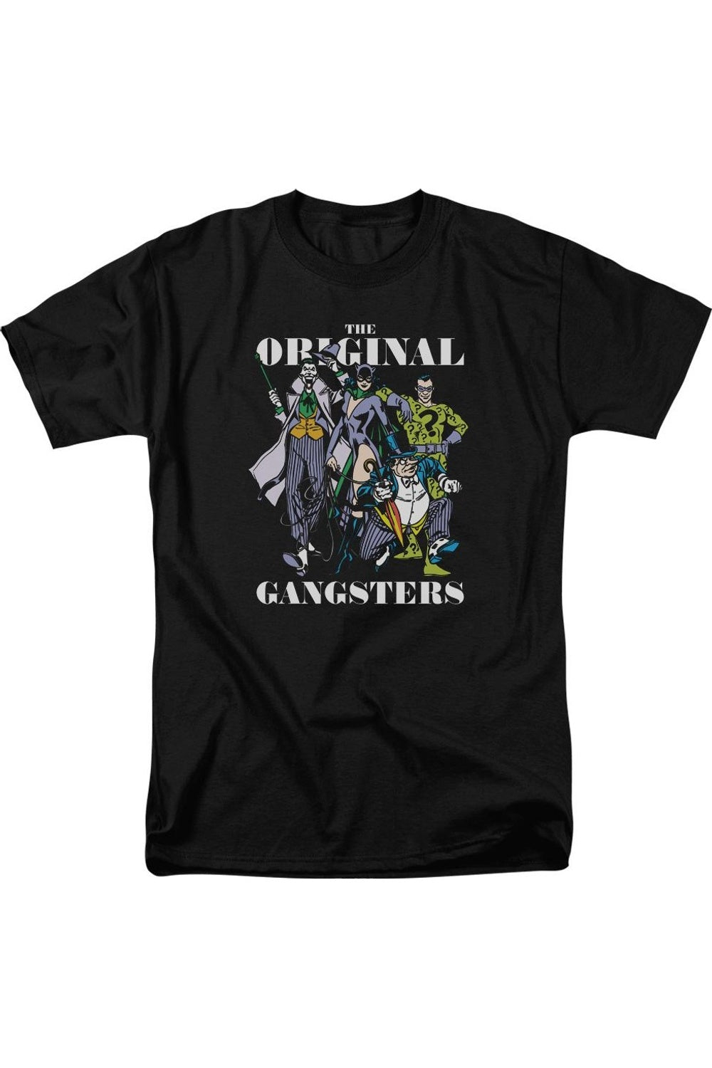 

Футболка с коротким рукавом для взрослых DC Comics Original Gangsters Gildan, черный
