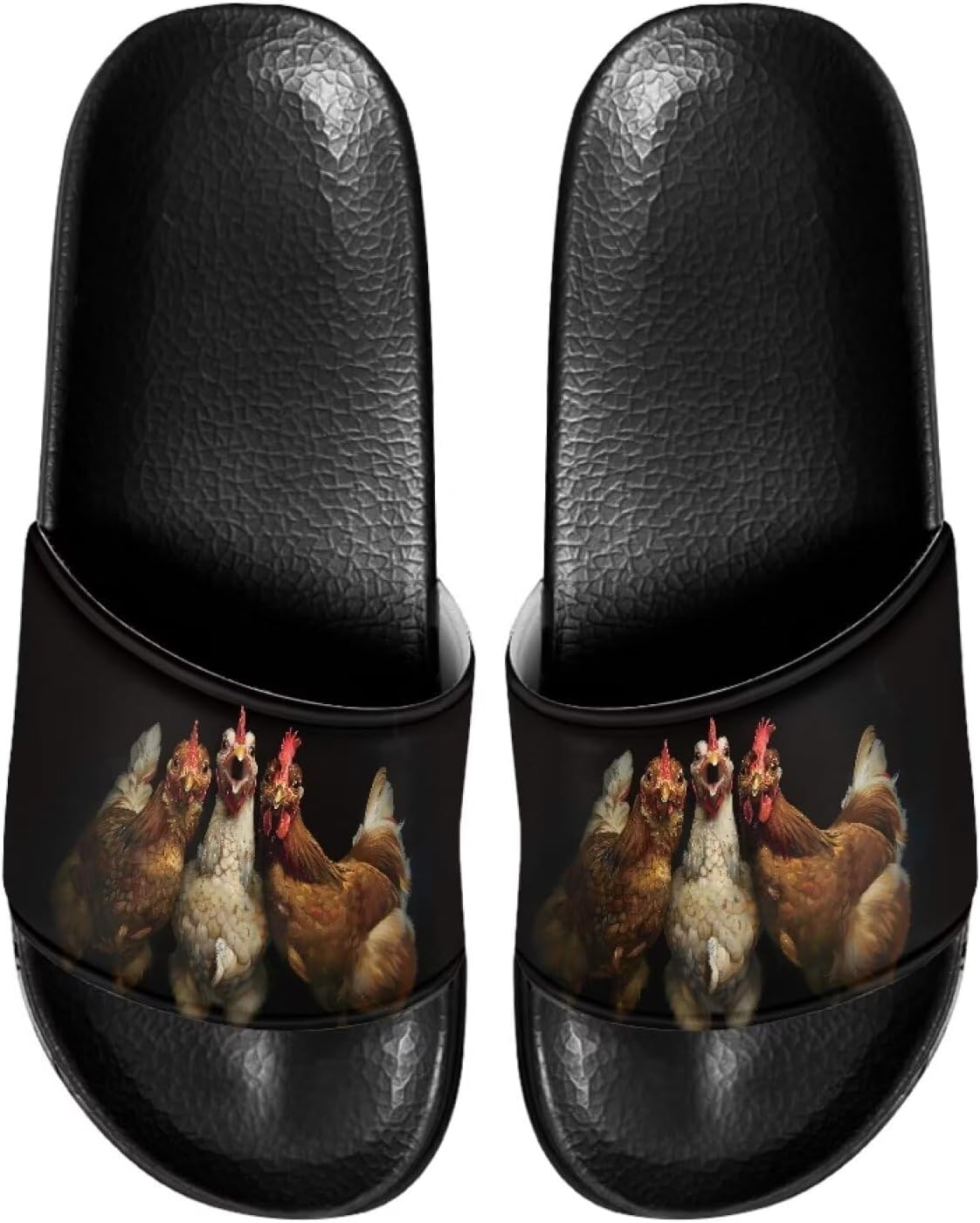 

Сандалии-шлепанцы для дома и ванной Judentidos, Rooster Chicken