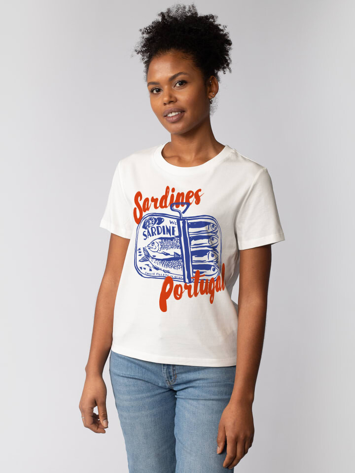 

Футболка wat Apparel T-Shirt Sardines Portugal, белый