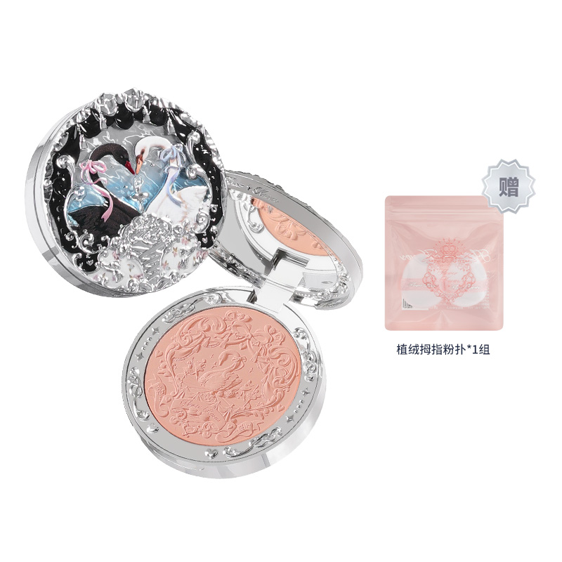 

Тональная пудра FlowerKnows Swan Ballet Fleece Mist Blush Matte Easy to Blend Natural 5g Flower Knows