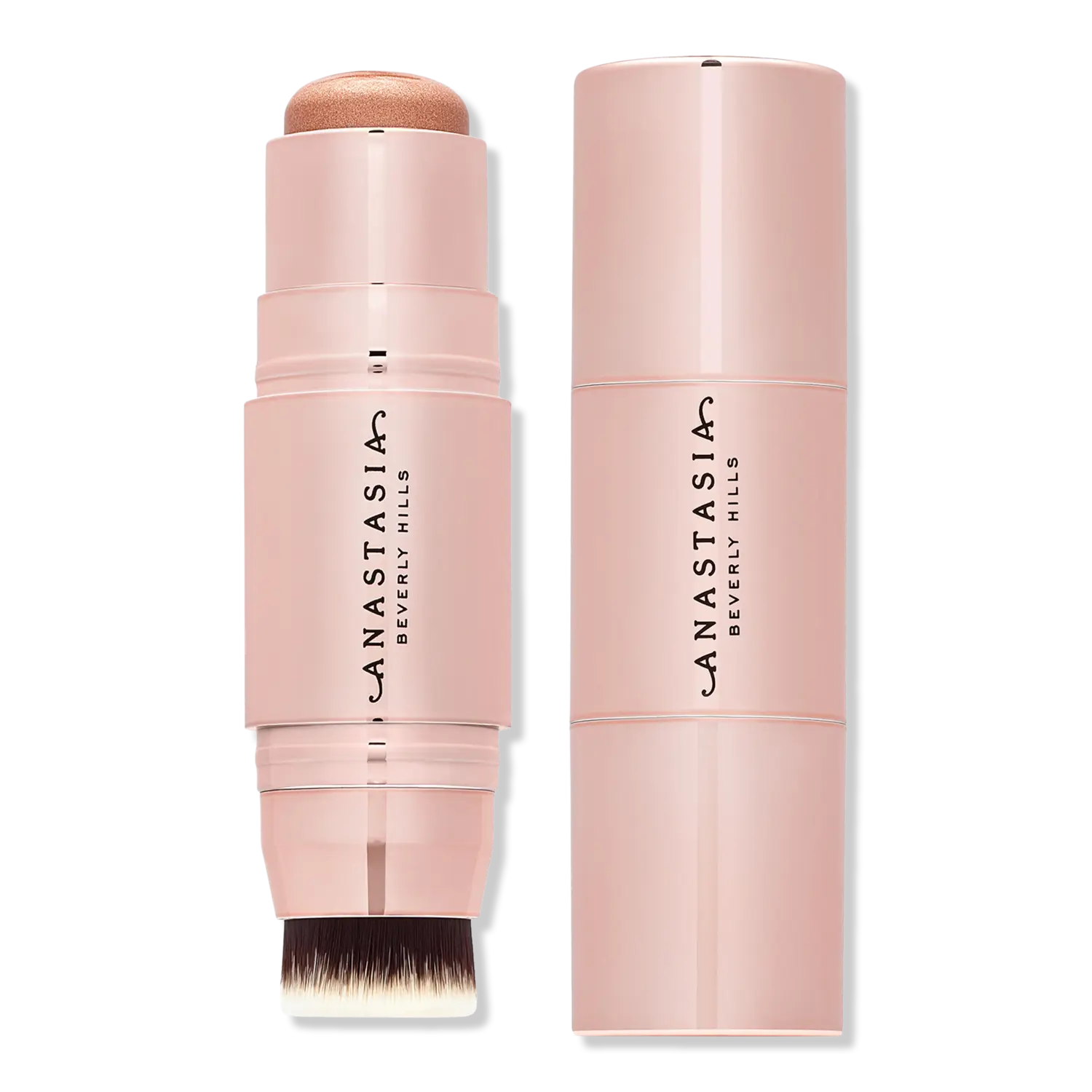 

Кремовый хайлайтер-стик с кисточкой-аппликатором Anastasia Beverly Hills, Hot Sand (glistening rose gold with diamond reflects)