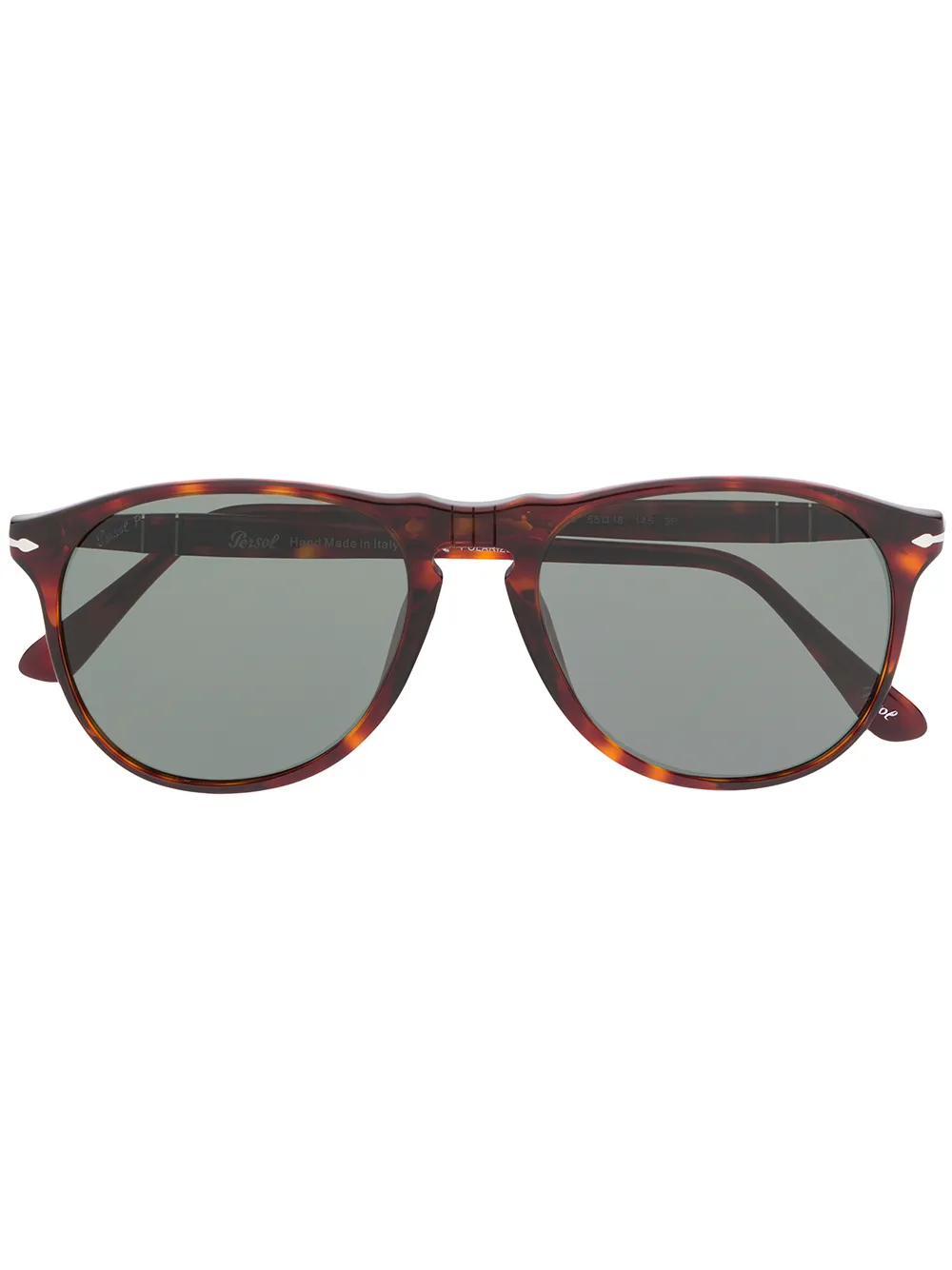

Солнцезащитные очки в геометричной оправе Persol, коричневый