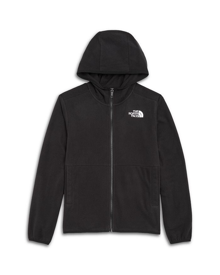 

Куртка унисекс The North Face Glacier с капюшоном и молнией во всю длину — Little Kid, Big Kid, черный