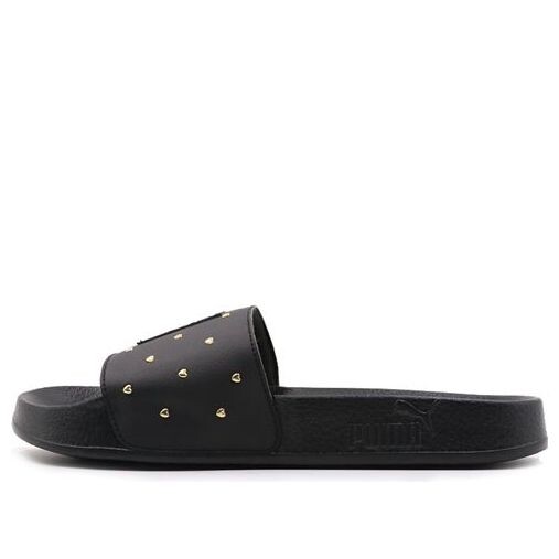 Тапочки leadcat studs slide black Puma, черный