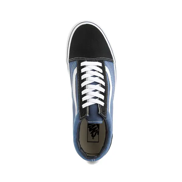 Кроссовки для скейтбординга Vans Old Skool, темно-синий/белый — фото 4