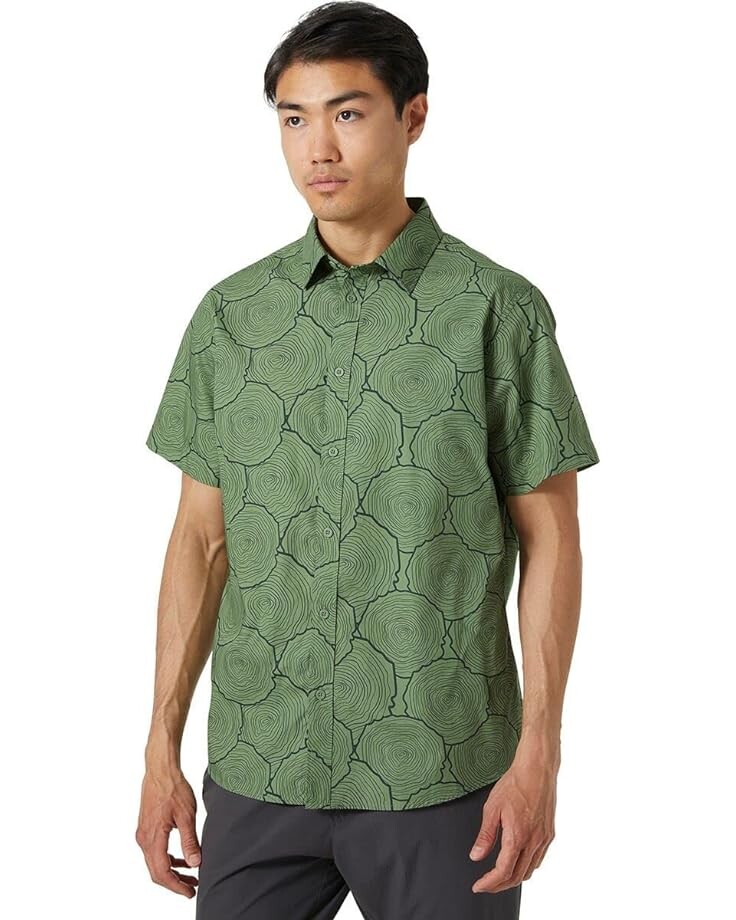 

Рубашка Helly Hansen Ftf Short Sleeve, цвет Jade Tree Ring