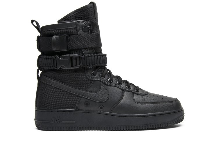 

Кроссовки Nike SF Air Force 1 'Triple Black', черный