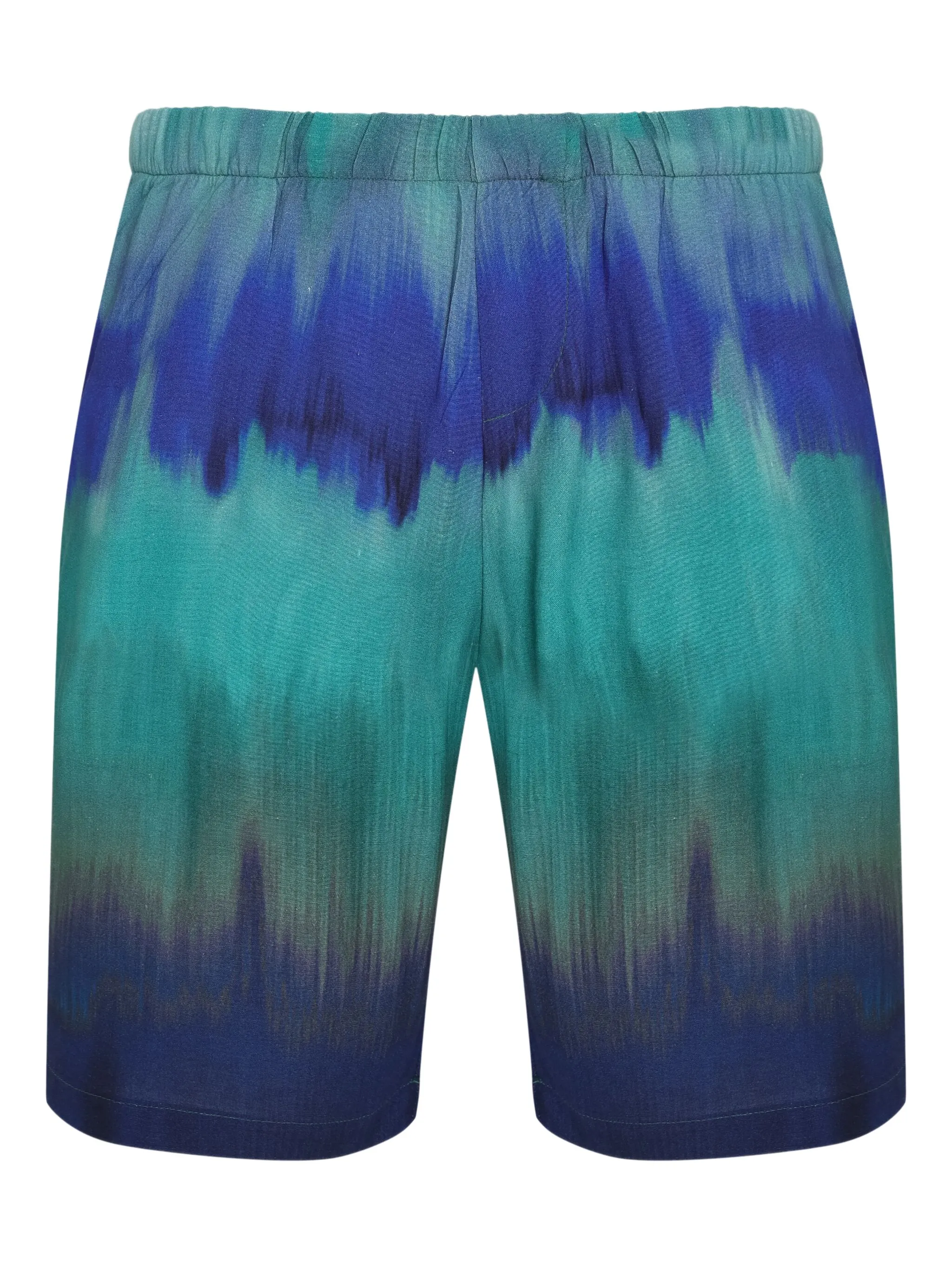 

Шорты с принтом тай-дай Amir Slama, синий