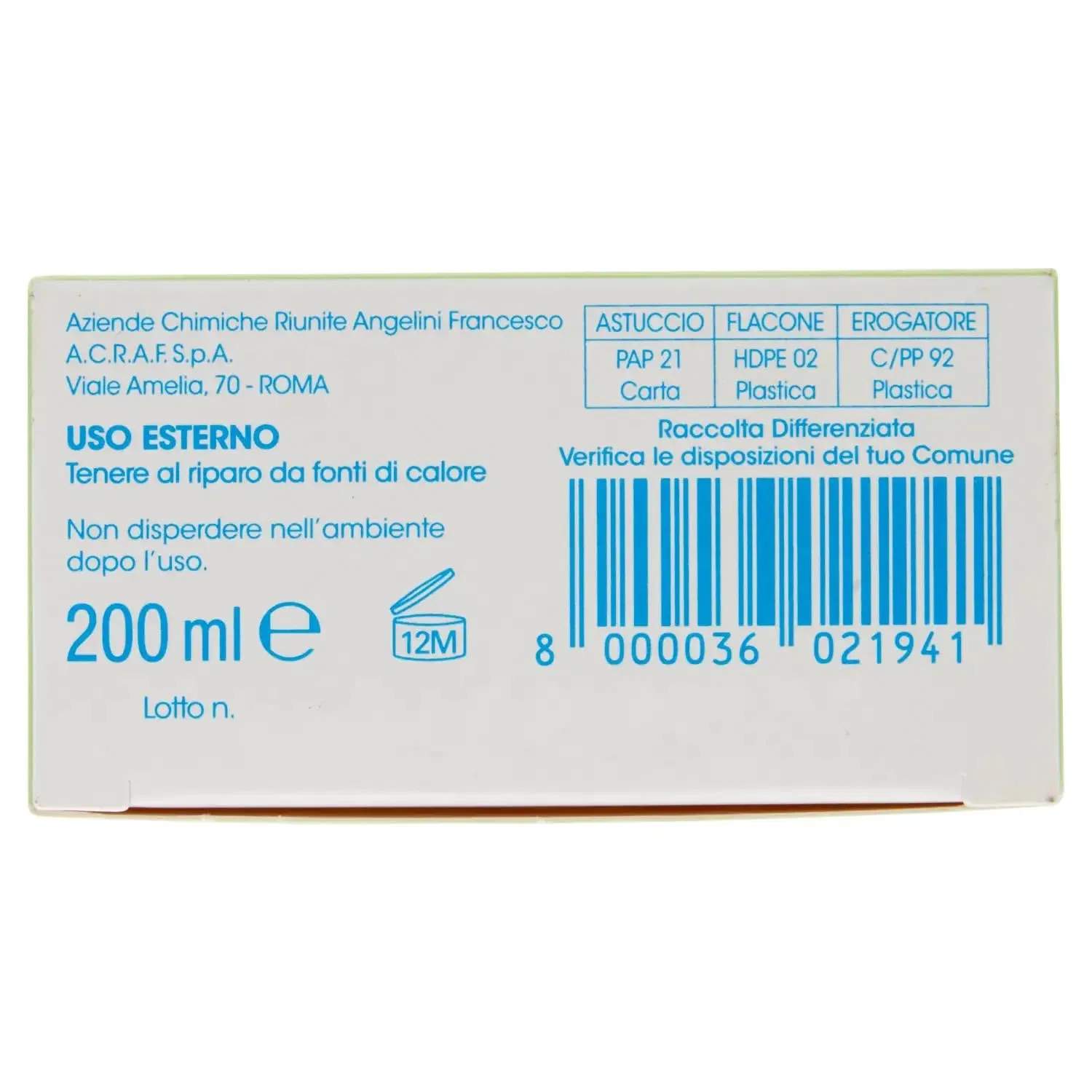 Интимное очищающее средство Infasil Freschezza Attiva Active Freshness 200 мл Beni Culinari — фото 4
