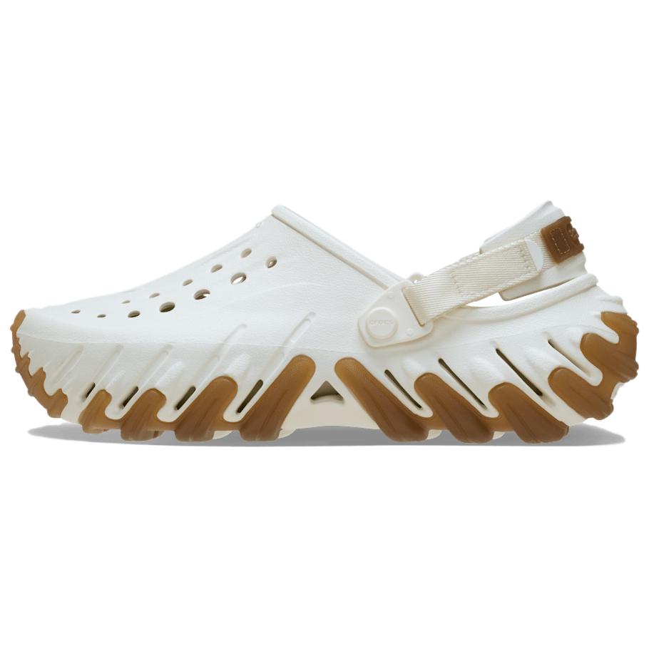 Crocs Сабо Echo Clog унисекс бежевые