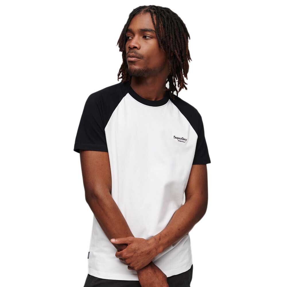 

Футболка Superdry Essential Logo Baseball Short Sleeve Round Neck, белый